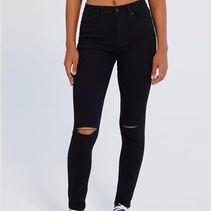 BDG Twig Ripped High Waisted Skinny Jeans - Black - Size 27
